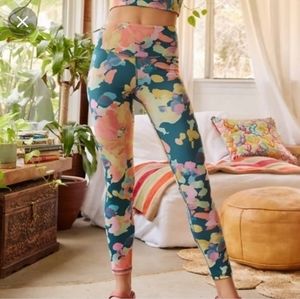 Anthropologie Floral Leggings